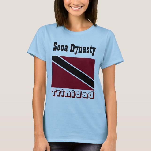 Dinastía de camisetas y soca de Trinidad (Anverso)