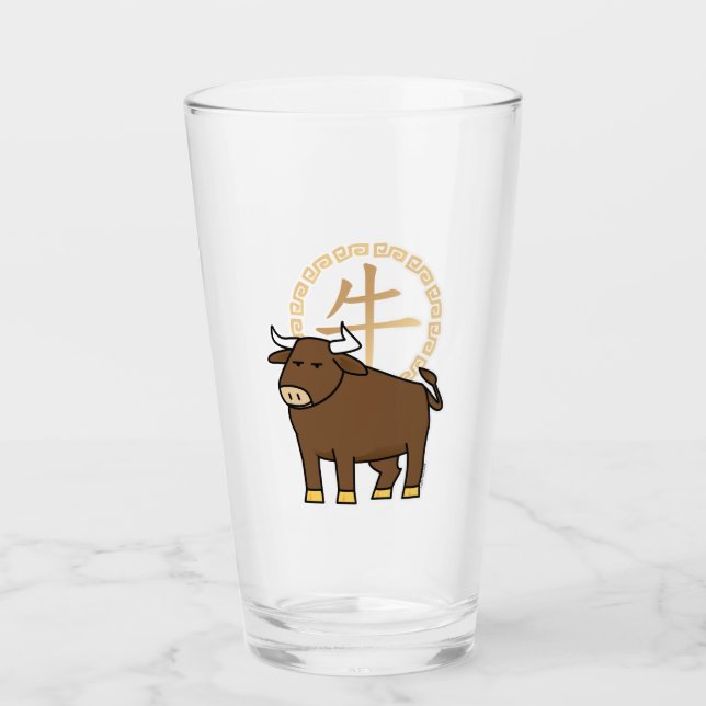 Dinero afortunado del bull lunar chino de año nuev (Anverso)