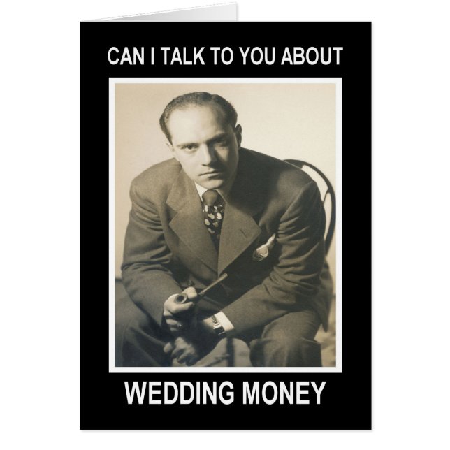Dinero de la boda - DIVERTIDO (Frente)