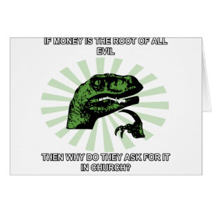 Dinero e iglesia de Philosoraptor