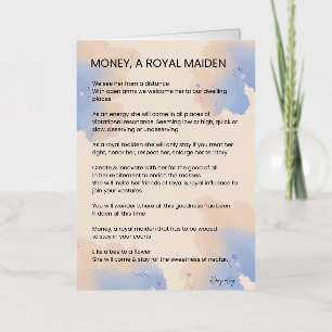 Dinero, poesía Inspiradora real de Maiden