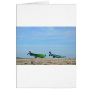 Dinghies En Una Playa
