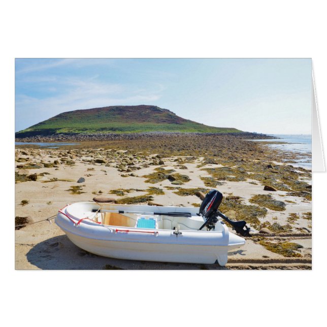 Dinghy en la playa (Anverso (Horizontal))