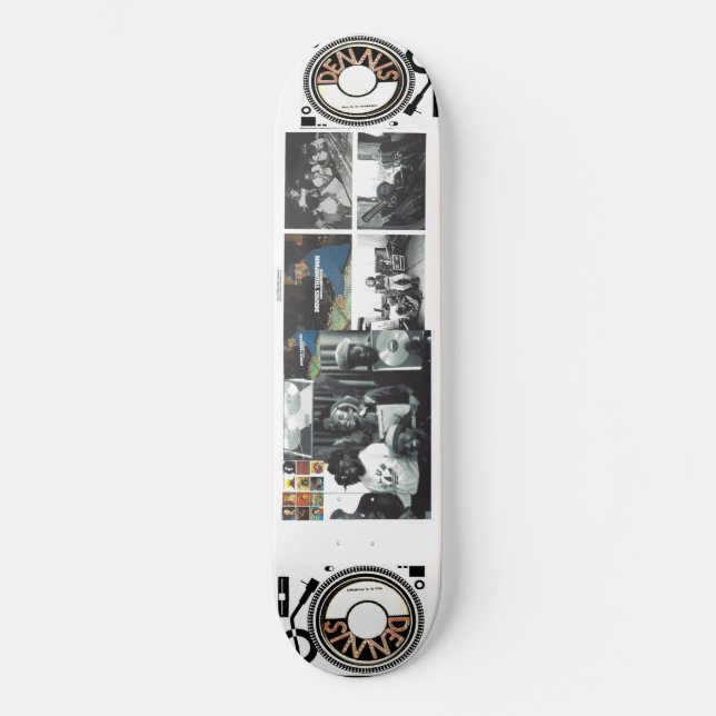 DINNIS T .SOUNDCHECK PROD8 1/4" Skateboard Decks (Anverso)