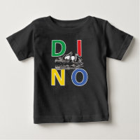 DINO - Camiseta Black Baby Fine Jersey