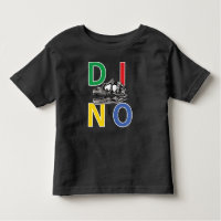 DINO - Camiseta Black Toddler Fine Jersey