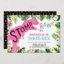 Dino, Chica de la invitación a los tres cumpleaños