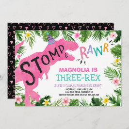 Dino, Chica de la invitación a los tres cumpleaños