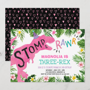 Dino, Chica de la invitación a los tres cumpleaños