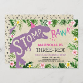 Dino, Chica de la invitación a los tres cumpleaños