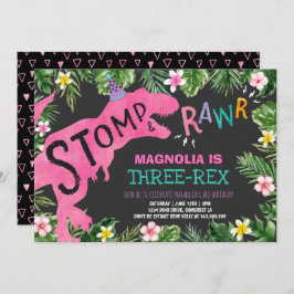 Dino, Chica de la invitación a los tres cumpleaños