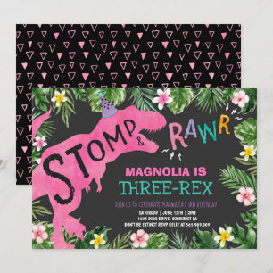 Dino, Chica de la invitación a los tres cumpleaños