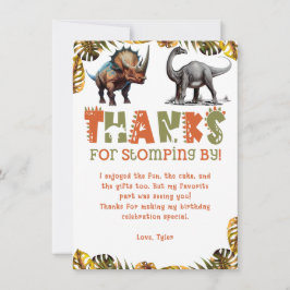 Dino de cumpleaños de niños de dinosaurios Tarjeta