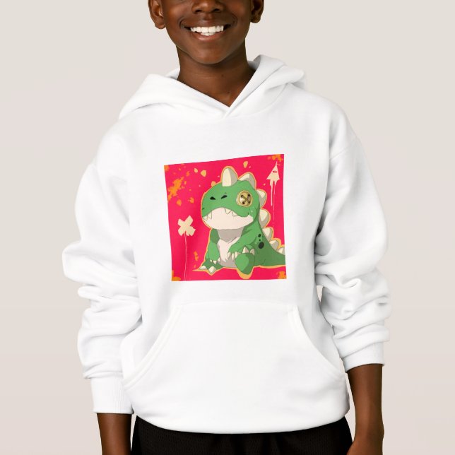 Dino Plush Art Sweatshirt - Comfort & Urban Style (Anverso)
