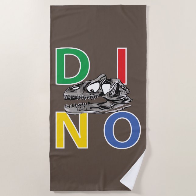 DINO - Toalla de playa (Anverso)