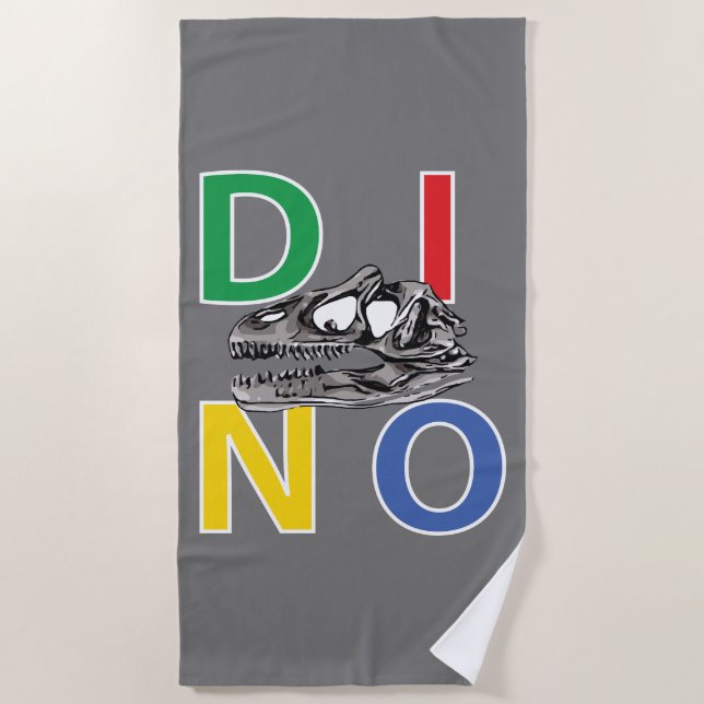 DINO - Toalla de playa (Anverso)