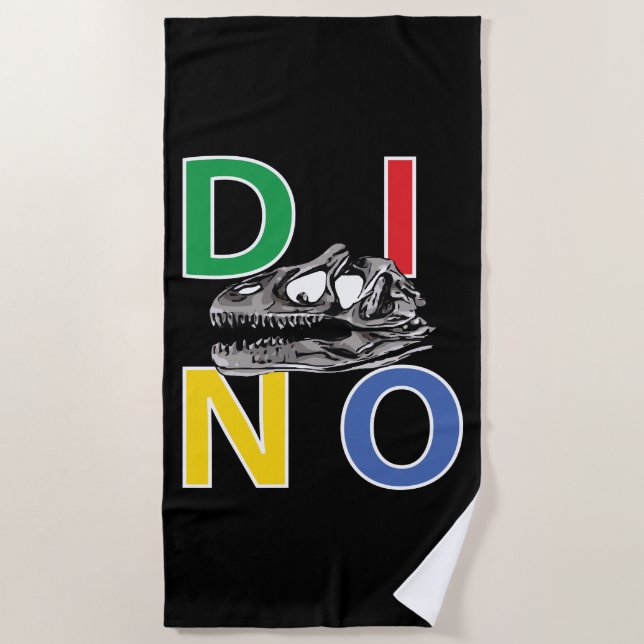 DINO - Toalla de playa (Anverso)