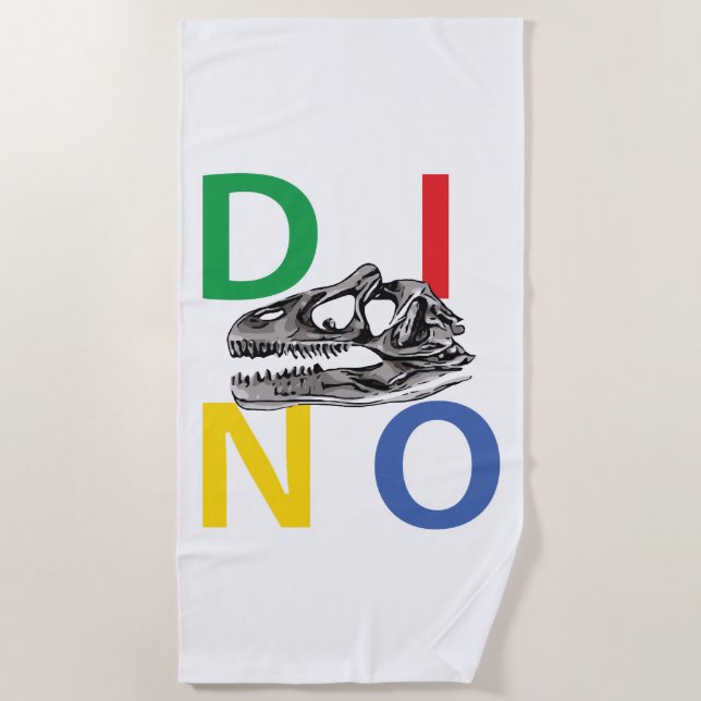 DINO - Toalla de playa (Anverso)