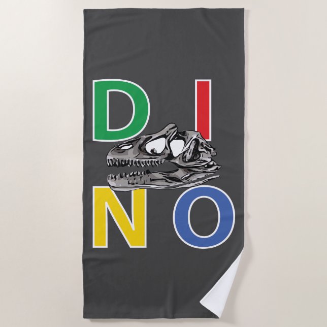 DINO - Toalla de playa (Anverso)