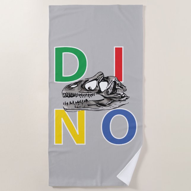 DINO - Toalla de playa (Anverso)