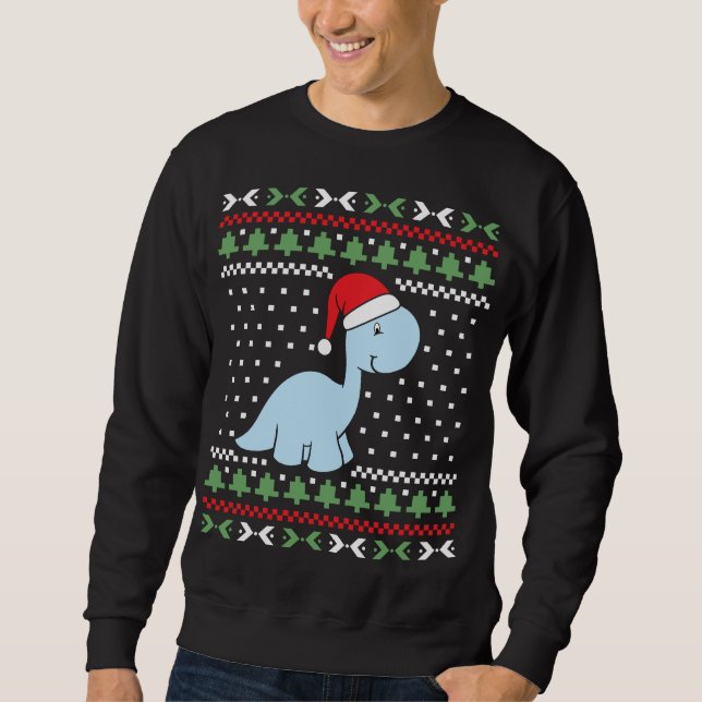 Dino Ugly Navidad Sweater (Anverso)