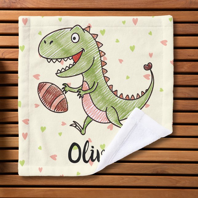 Dinosaur Adorable Jugando Fútbol Personalizado (Subido por el creador)