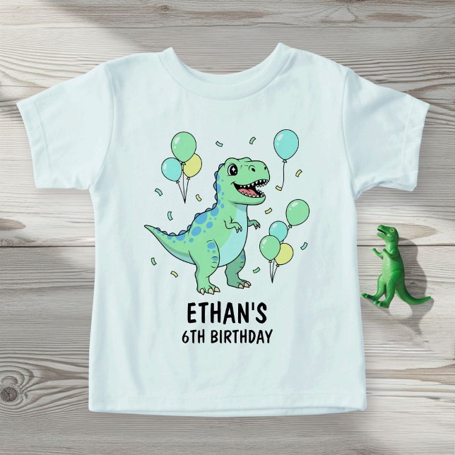 Dinosaur Birthday T-Shirt: Your Child's Custom  (Subido por el creador)
