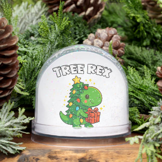 Dinosaur Christmas Tree T-Rex Cute Dino Xmas Party