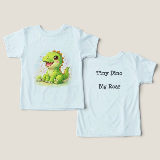 Dinosaur Toddler T-Shirt (Diseño Anverso y Reverso)