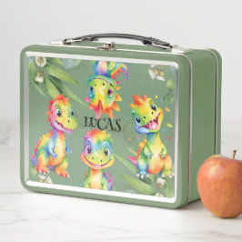 Dinosaurio arcoiris mágico lindo Fiesta de cumplea