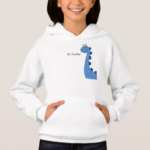 Dinosaurio Azul Adorable - Nombre Personalizado So
