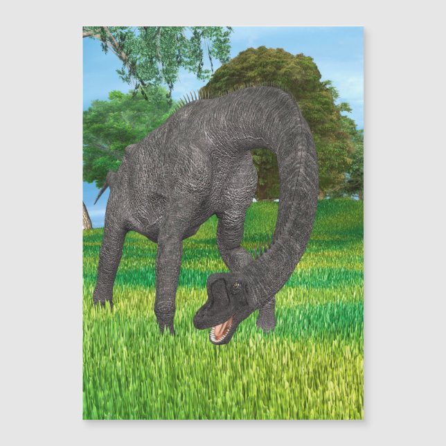 Dinosaurio Brachiosaurus (Anverso)