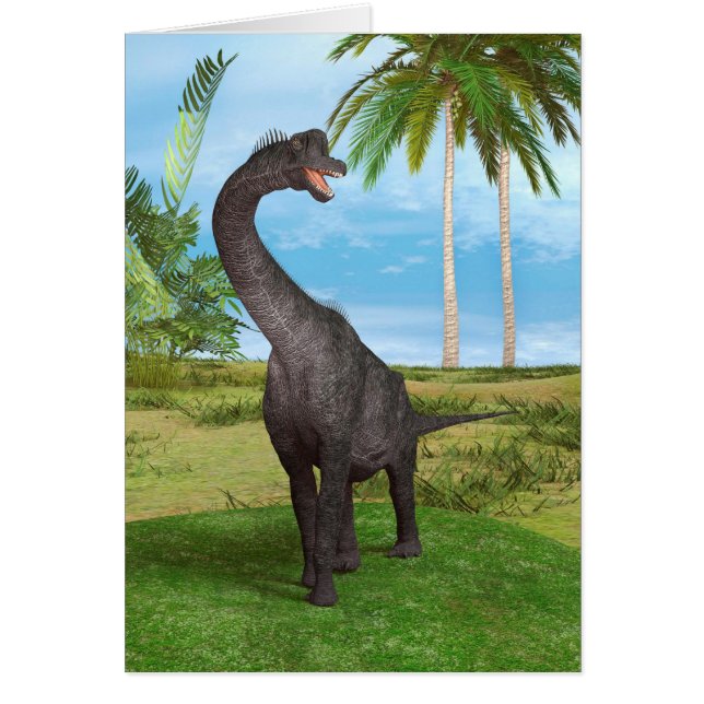 Dinosaurio Brachiosaurus (Frente)