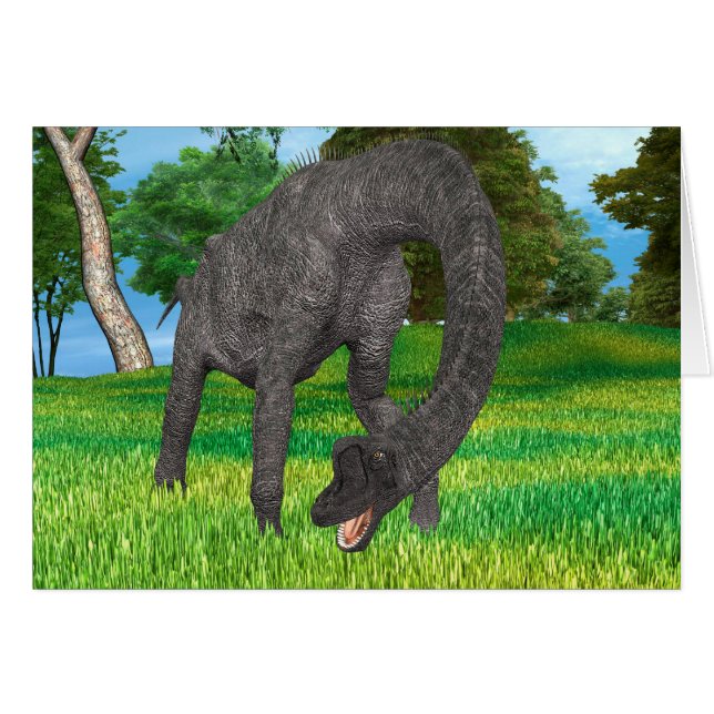 Dinosaurio Brachiosaurus (Anverso (Horizontal))