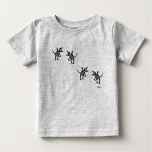Dinosaurio de camisetas del bebé