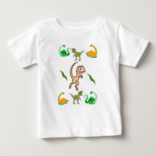 Dinosaurio de la camiseta bebé (Anverso)