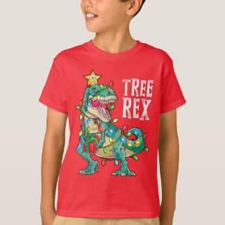 Dinosaurio de los Navidades de T-Rex de los Camisa