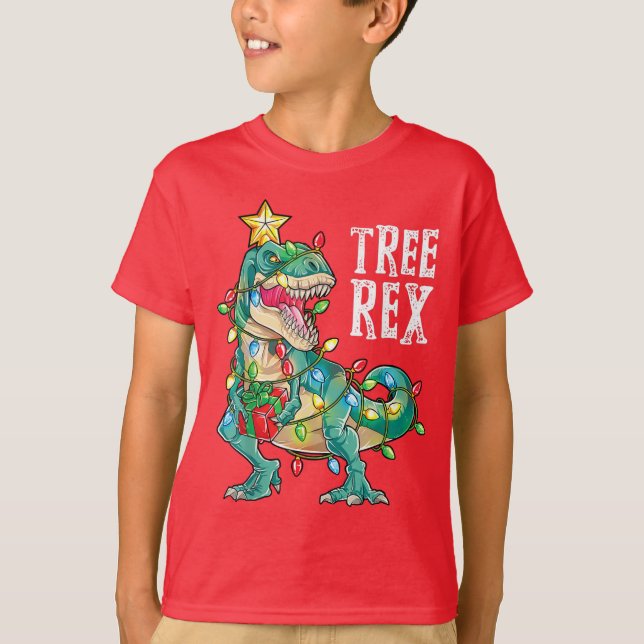 Dinosaurio de los Navidades de T-Rex de los Camisa (Anverso)