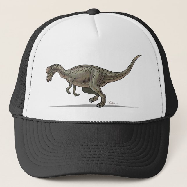 Dinosaurio de Pachycephalosaurus de la gorra de (Anverso)