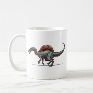 Dinosaurio de Spinosaurus de la taza