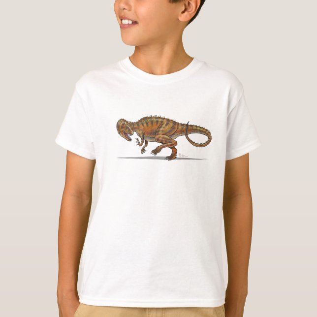 Dinosaurio del Allosaurus de la camiseta de los (Anverso)