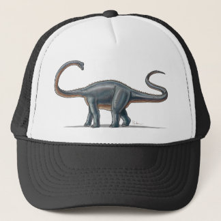 Dinosaurio del Apatosaurus de la gorra de béisbol