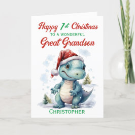 Dinosaurio del Gran Abuelo Primer Navidad