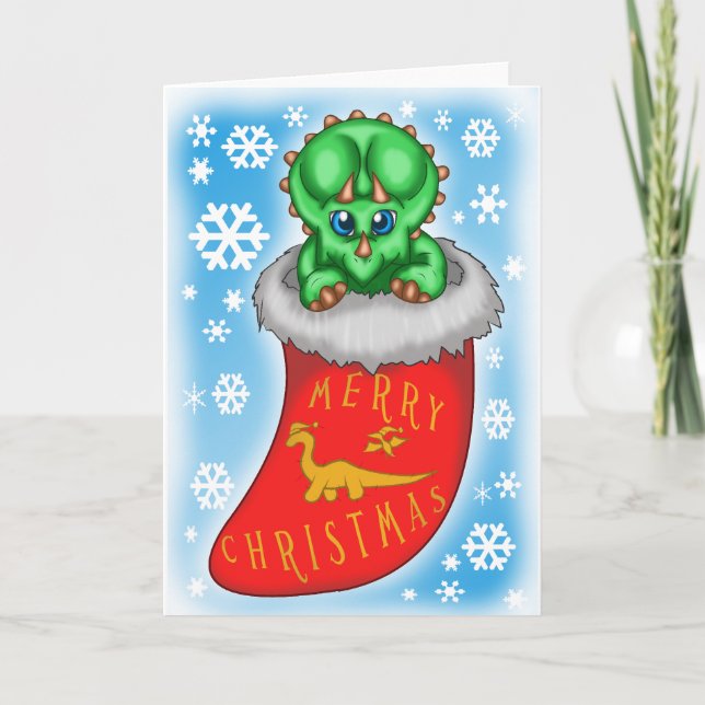 Dinosaurio del navidad (Anverso)