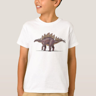 Dinosaurio del Stegosaurus de la camiseta de los
