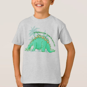 Dinosaurio dice camiseta azul de los chicos de Ste
