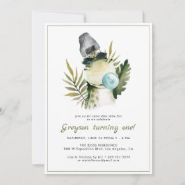 Dinosaurio elegante | Invitación a la fiesta de cu