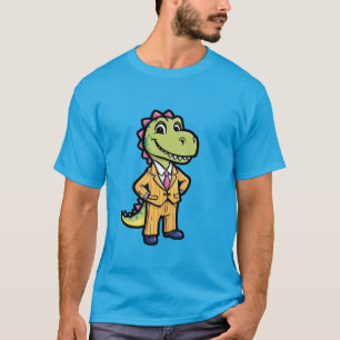 Dinosaurio en salsa en camiseta