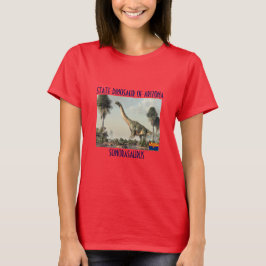Dinosaurio Estatal De La Camiseta De Arizona