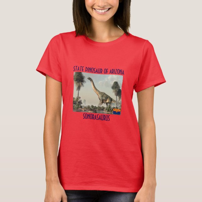 Dinosaurio Estatal De La Camiseta De Arizona (Anverso)